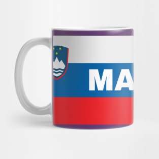 Maribor City in Slovenian Flag Mug